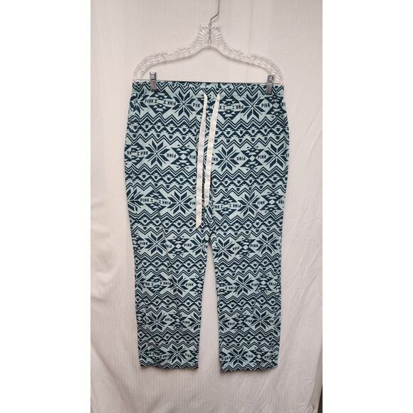 Victoria’s Secret "I Only Sleep In" Pull-On Pajama Pants Multi-Blue Size Medium - Picture 2 of 4
